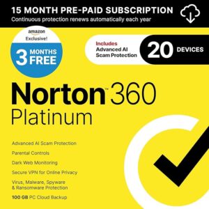 Norton 360 Platinum 2025,20 Devices